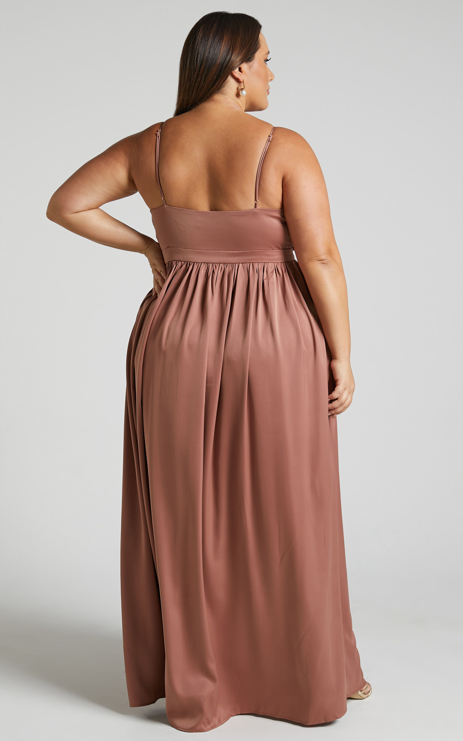 Dusty rose maxi sales dress plus size
