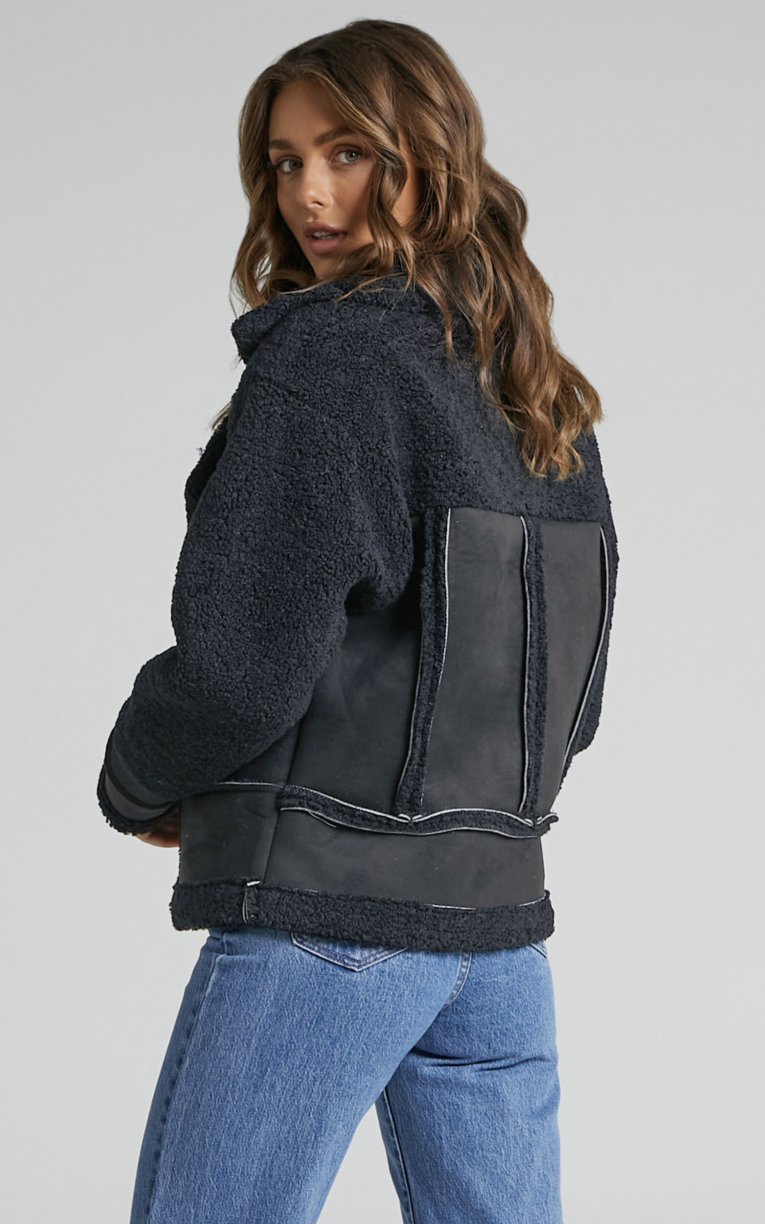Superdry ophelia hotsell wool aviator jacket