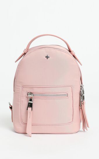 Peta and Jain - Zoe Mini Backpack in Pink Nylon