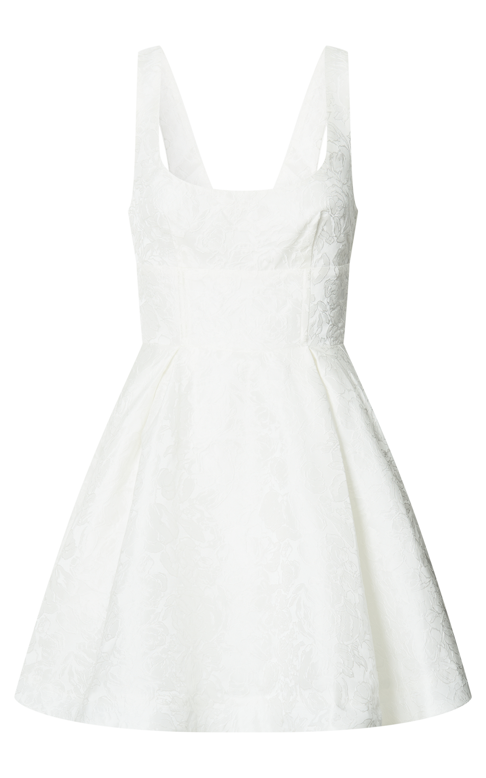 Stephane Mini Dress - Corset Scoop Neck Fit and Flare Dress