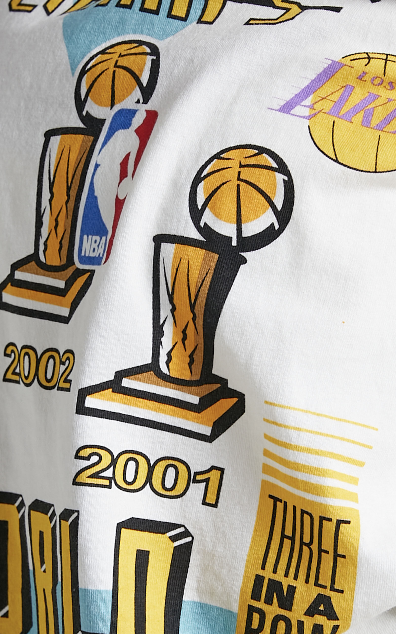 Mitchell & Ness - Los Angeles Lakers 3-Peat Long Sleeve Tee