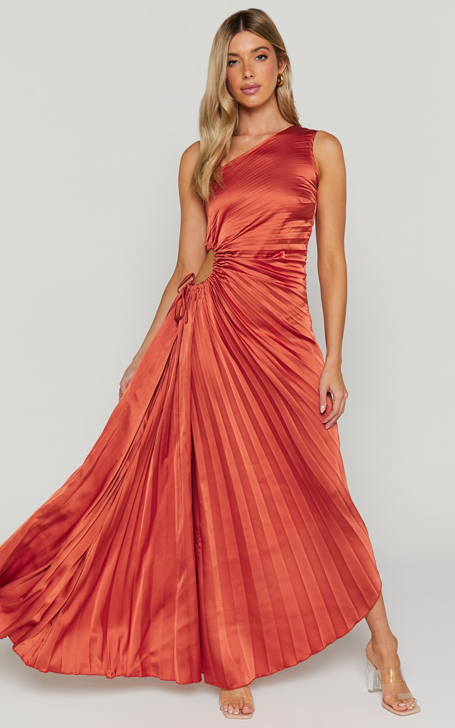 Copper maxi dress new arrivals