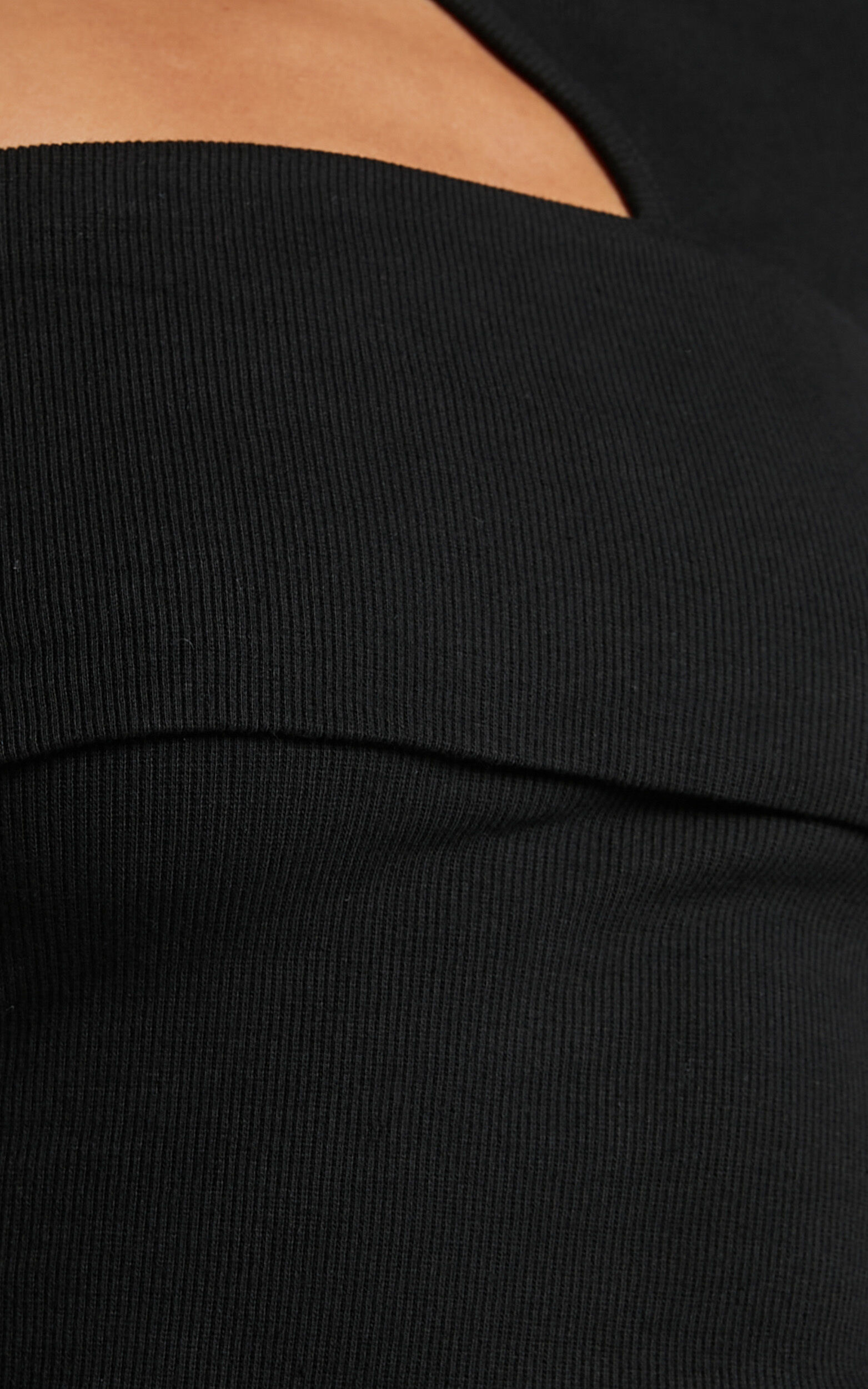 Kiefer Top - Asymmetric Long Sleeve Cutout Top in Black | Showpo USA