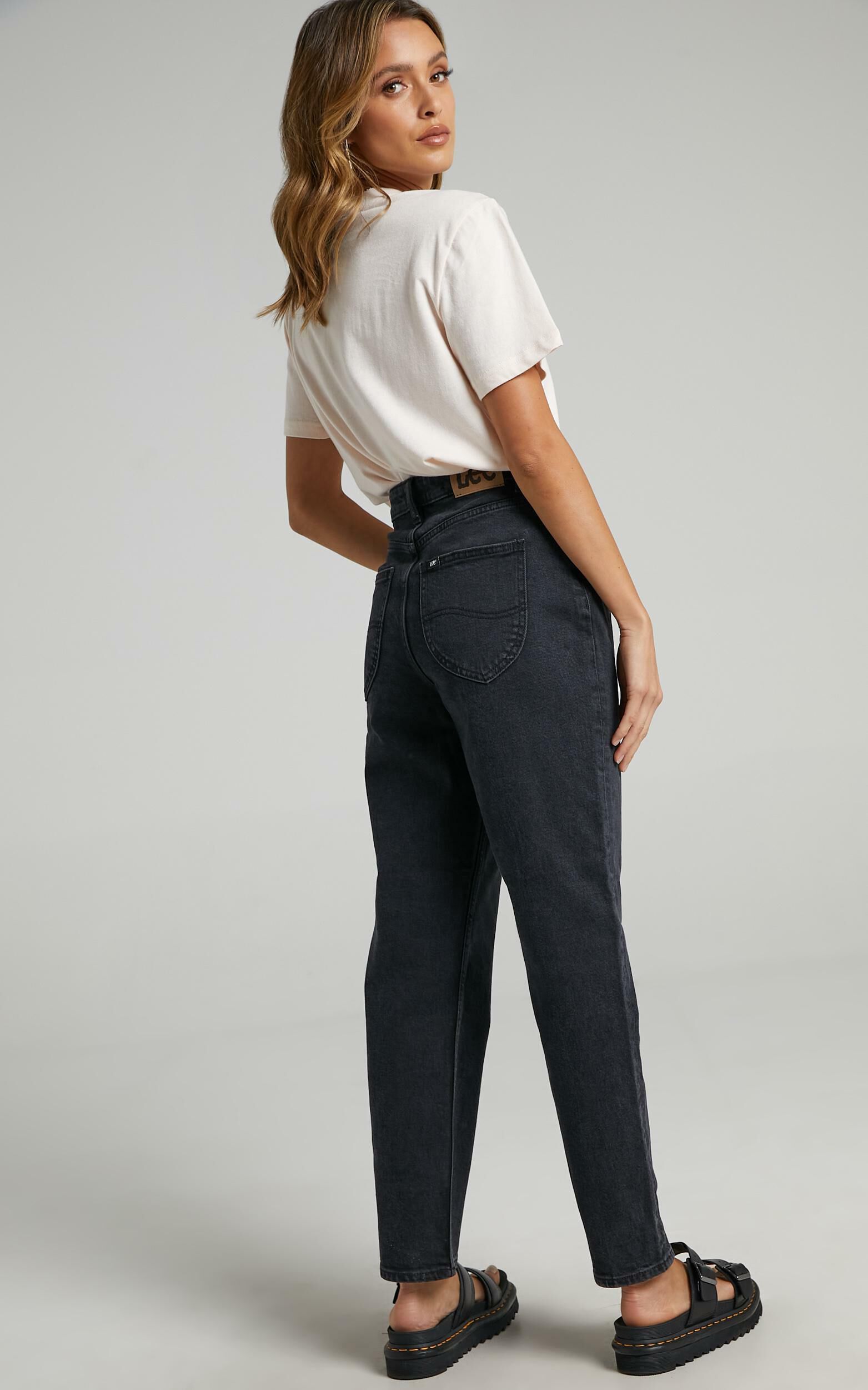 Lee mom jeans black online