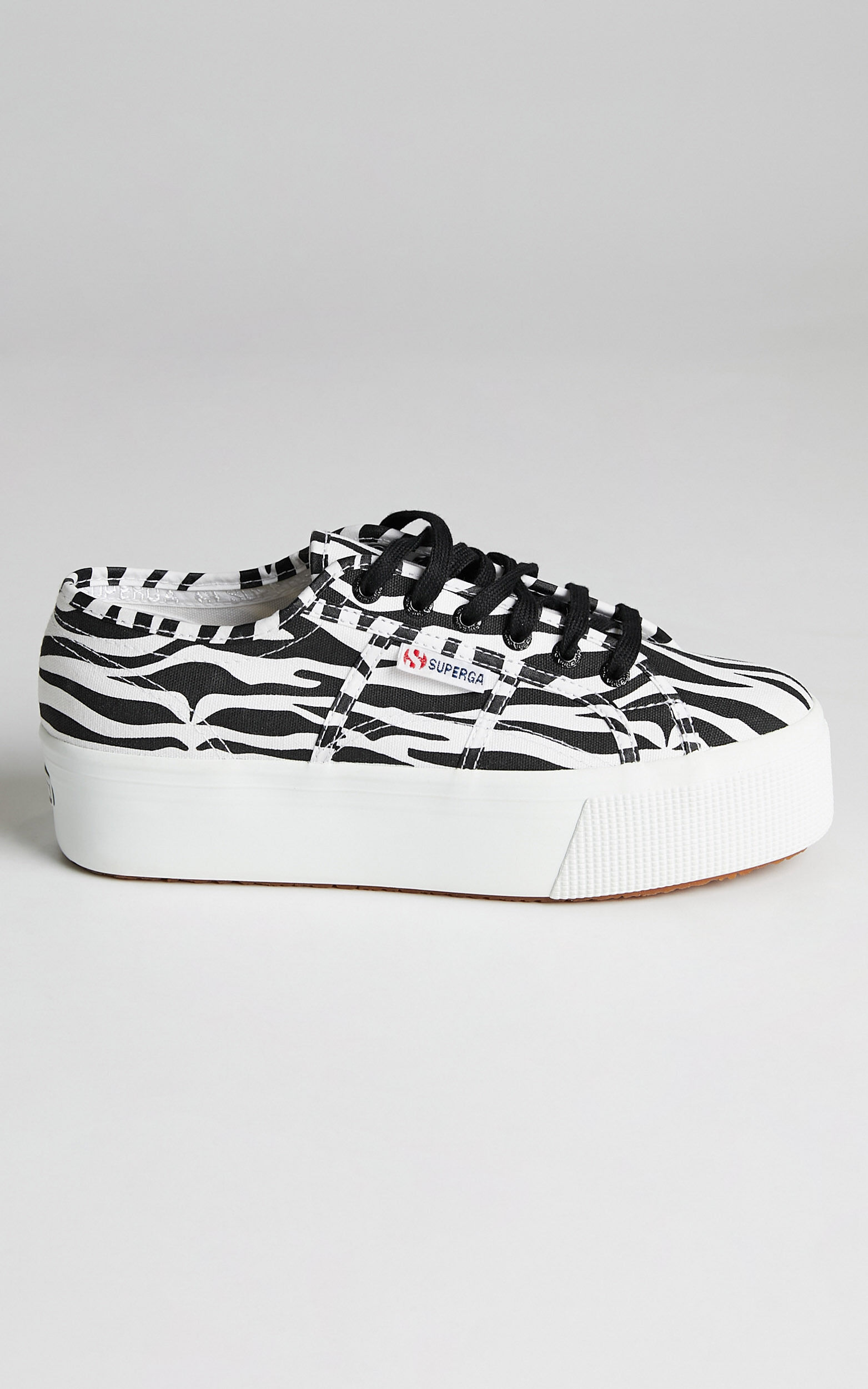 Superga best sale zebra print