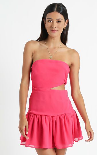 Sazerac Dress in Hot Pink