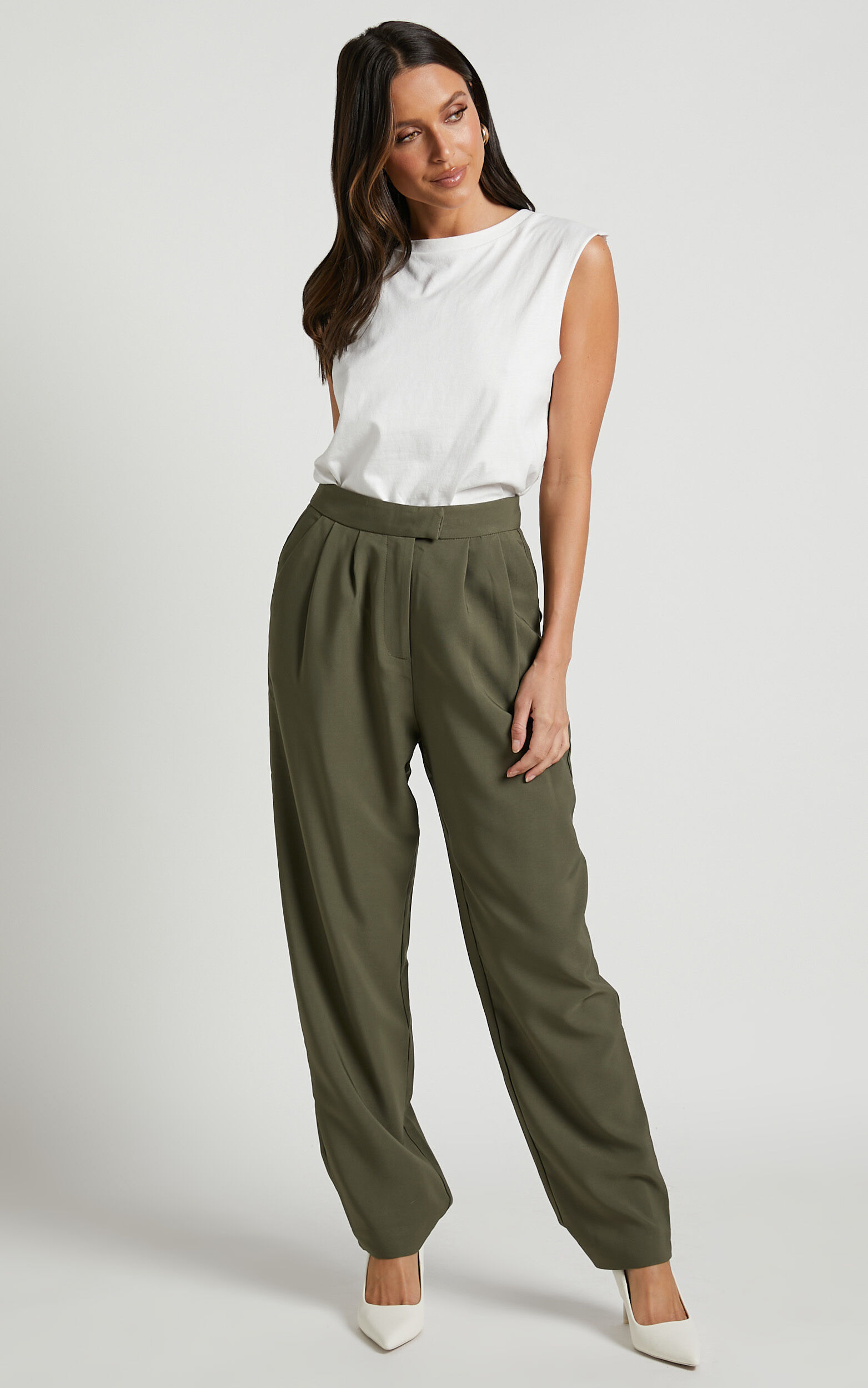 Next elastic 2024 waist trousers