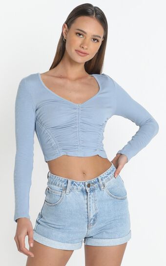 Jericho Top in Baby Blue