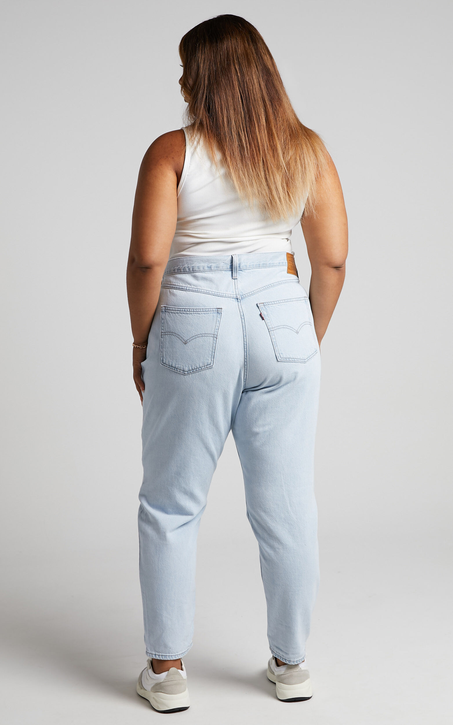80's Mom Jeans (plus Size) - Blue