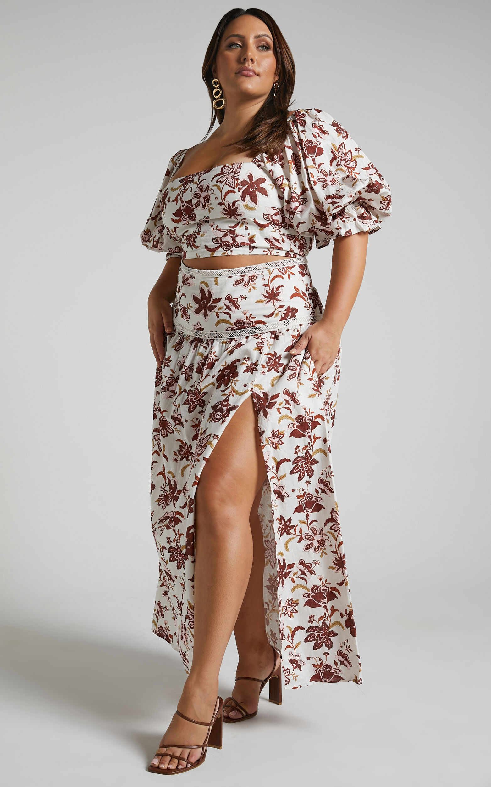 Plus size high waisted skirt 04 deals