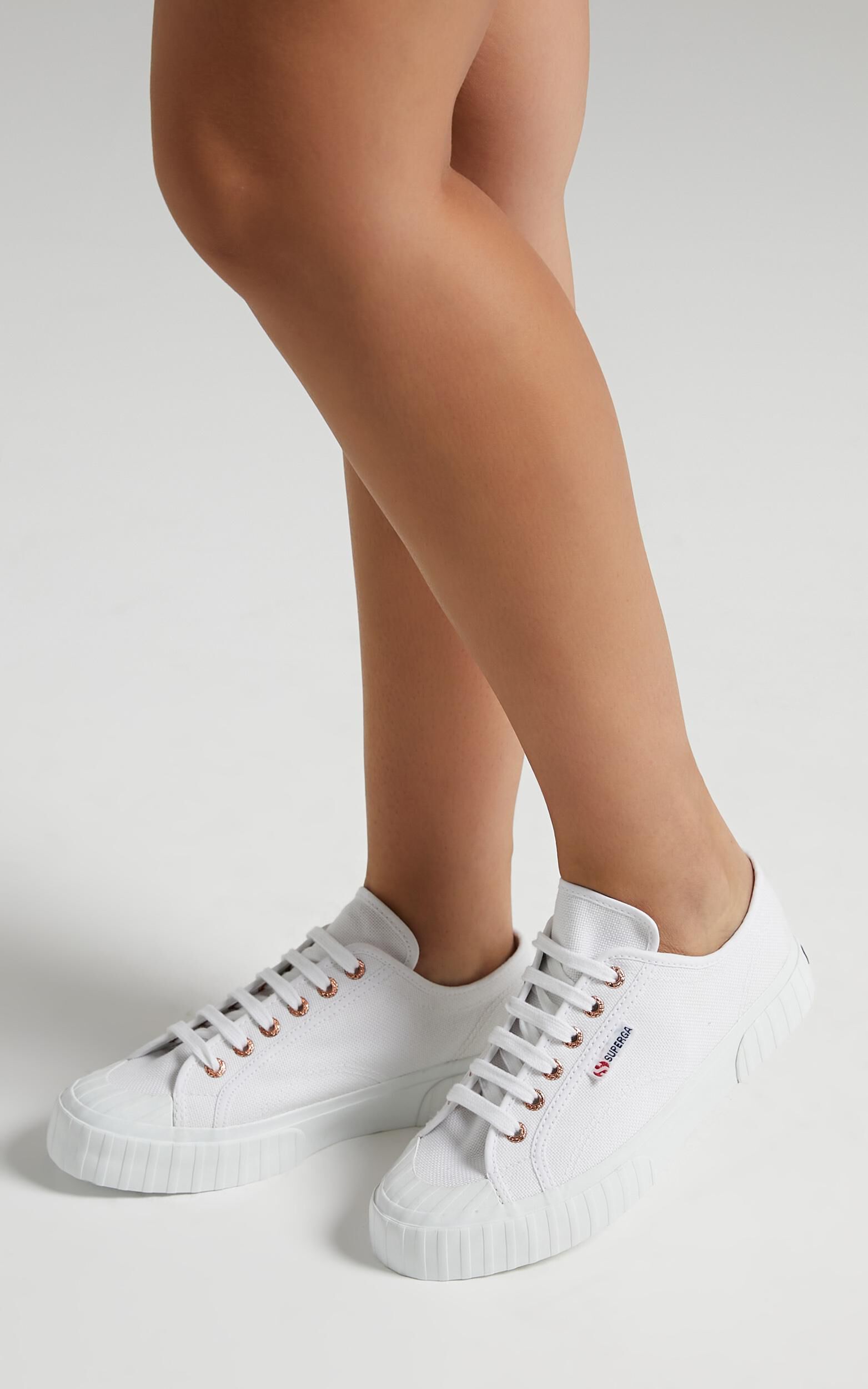 White rose gold superga hotsell