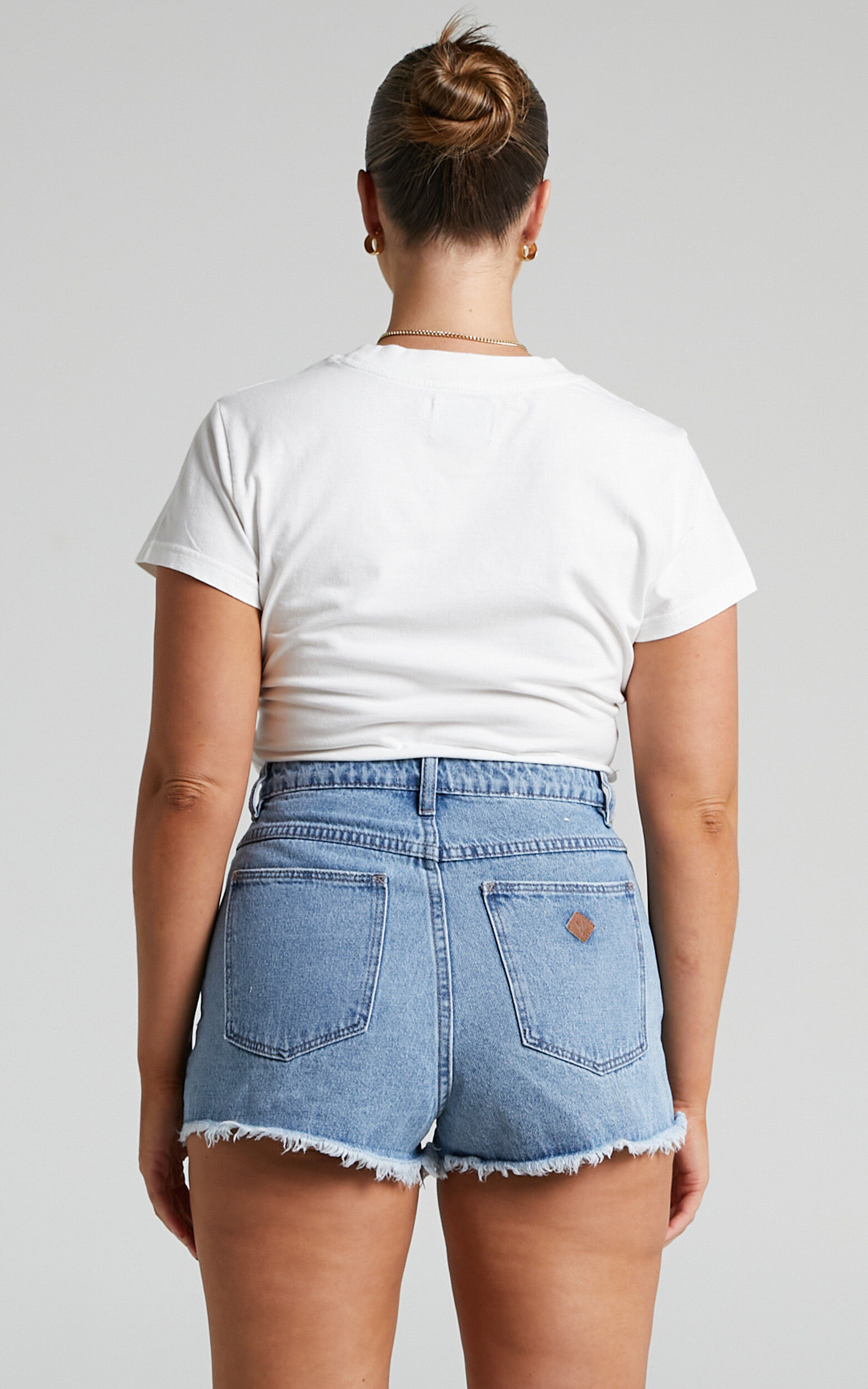 A brand high relaxed shorts cheap