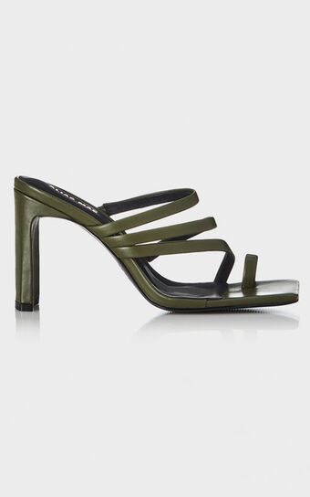 Alias Mae - Carrie Heels in Olive Leather