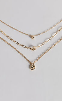 Jagger Necklace Set - Pack of 3 in Gold