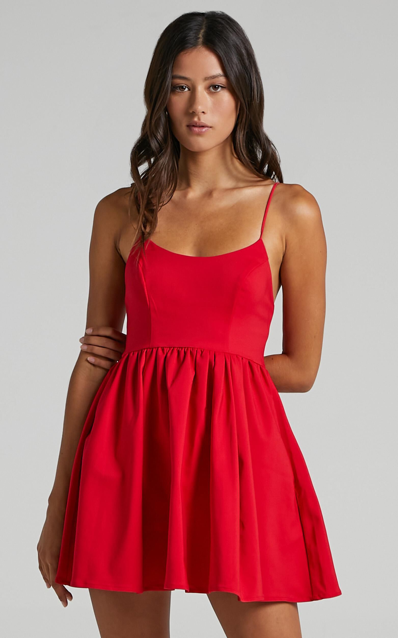Showpo red dress top