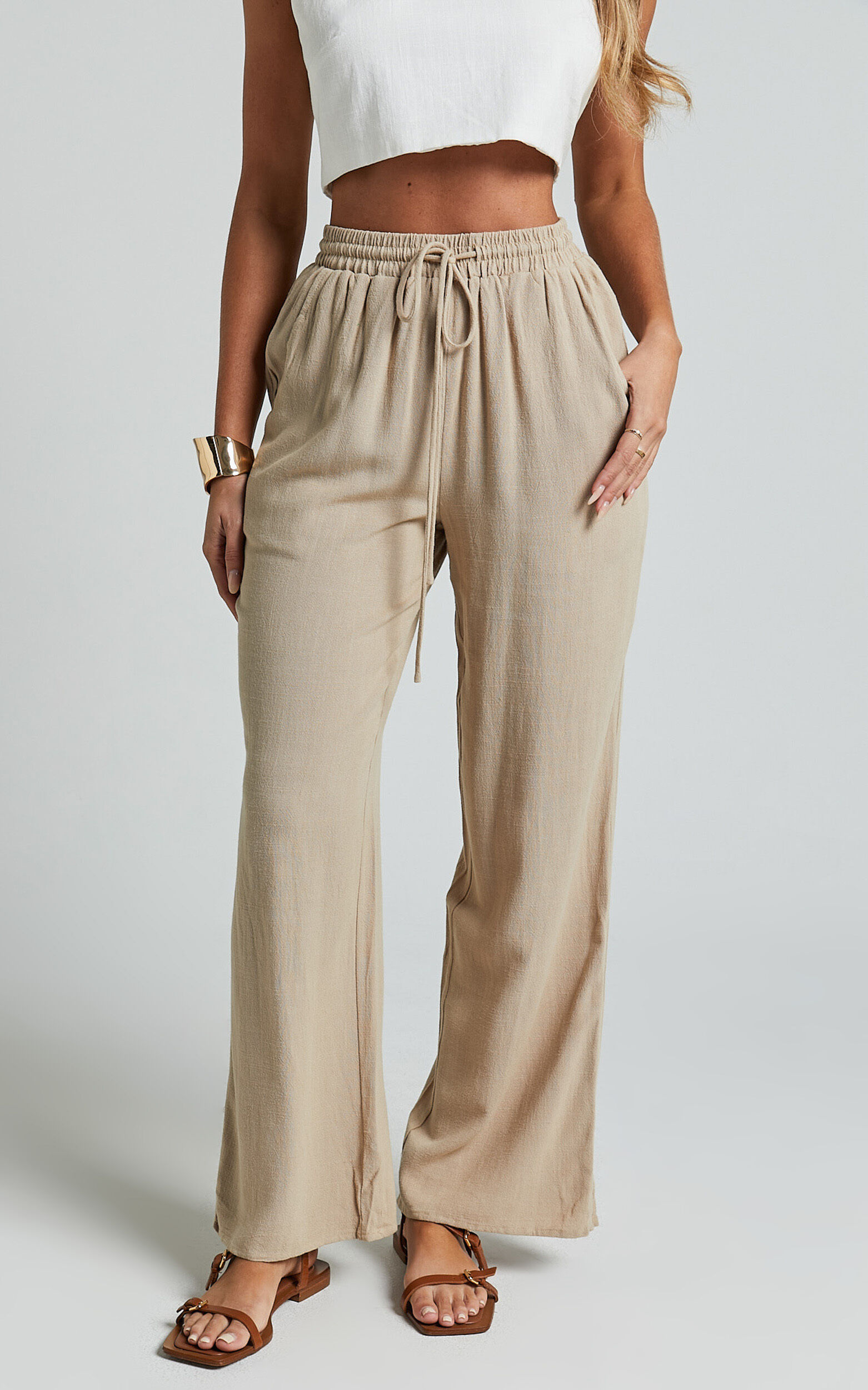 Stretchy waist pants hotsell