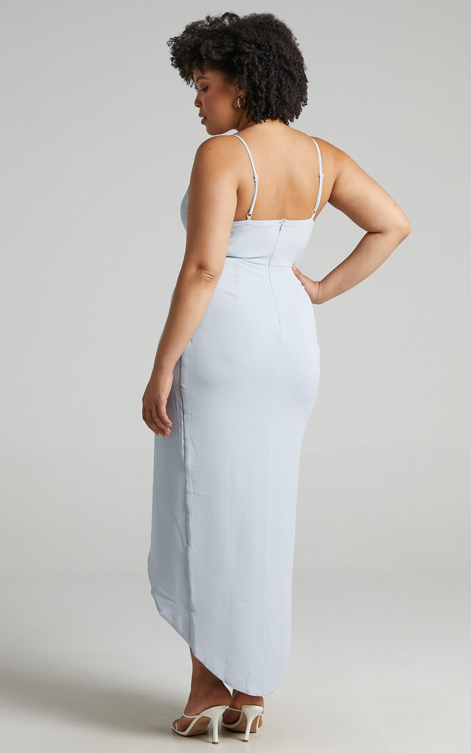 Lucky day maxi clearance dress in blue