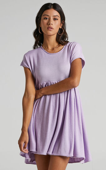 Embry Knit Dress in Lilac