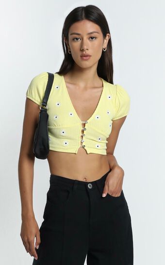 Cadence Top in Yellow