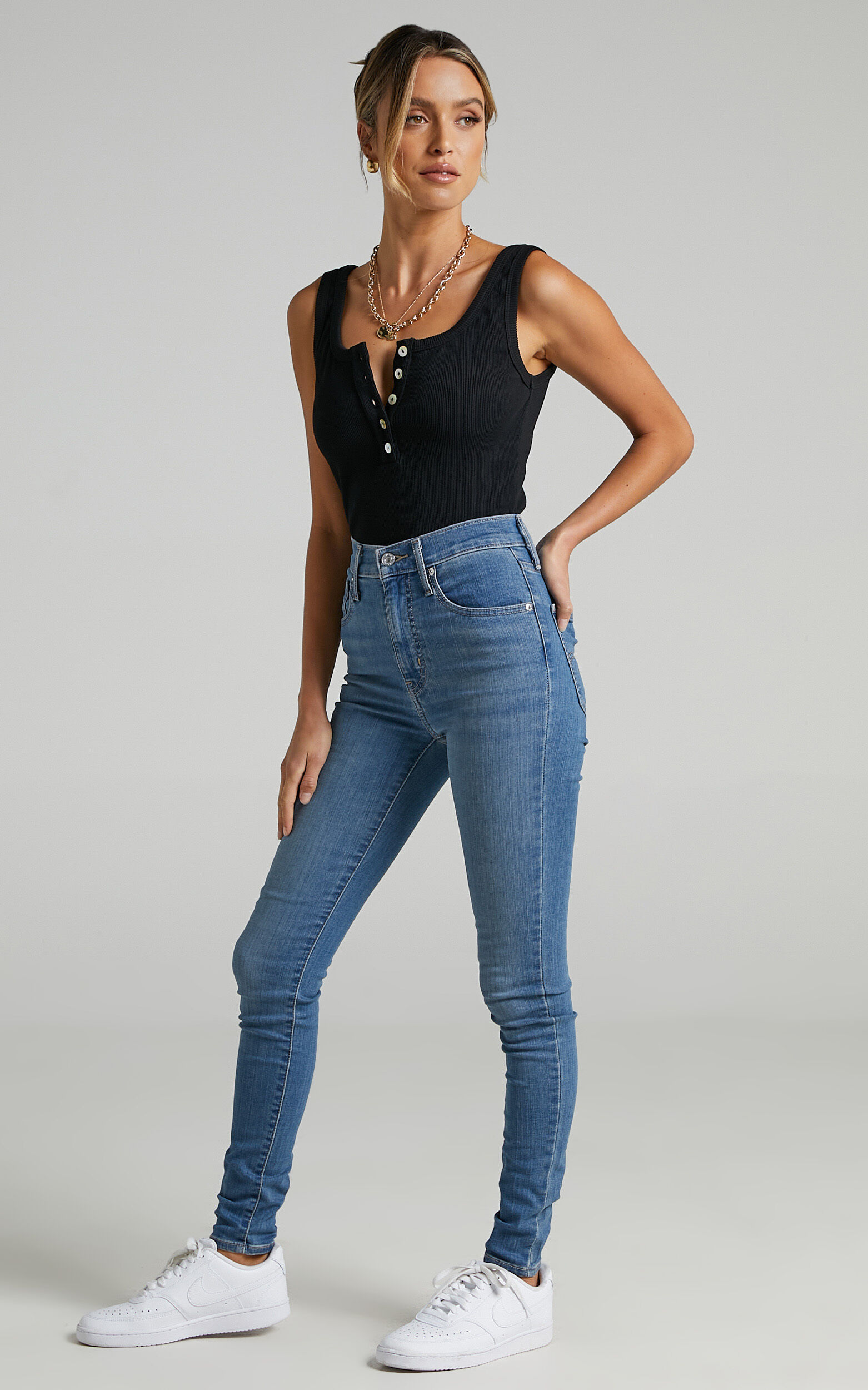 Levi's mile high super skinny sale math club