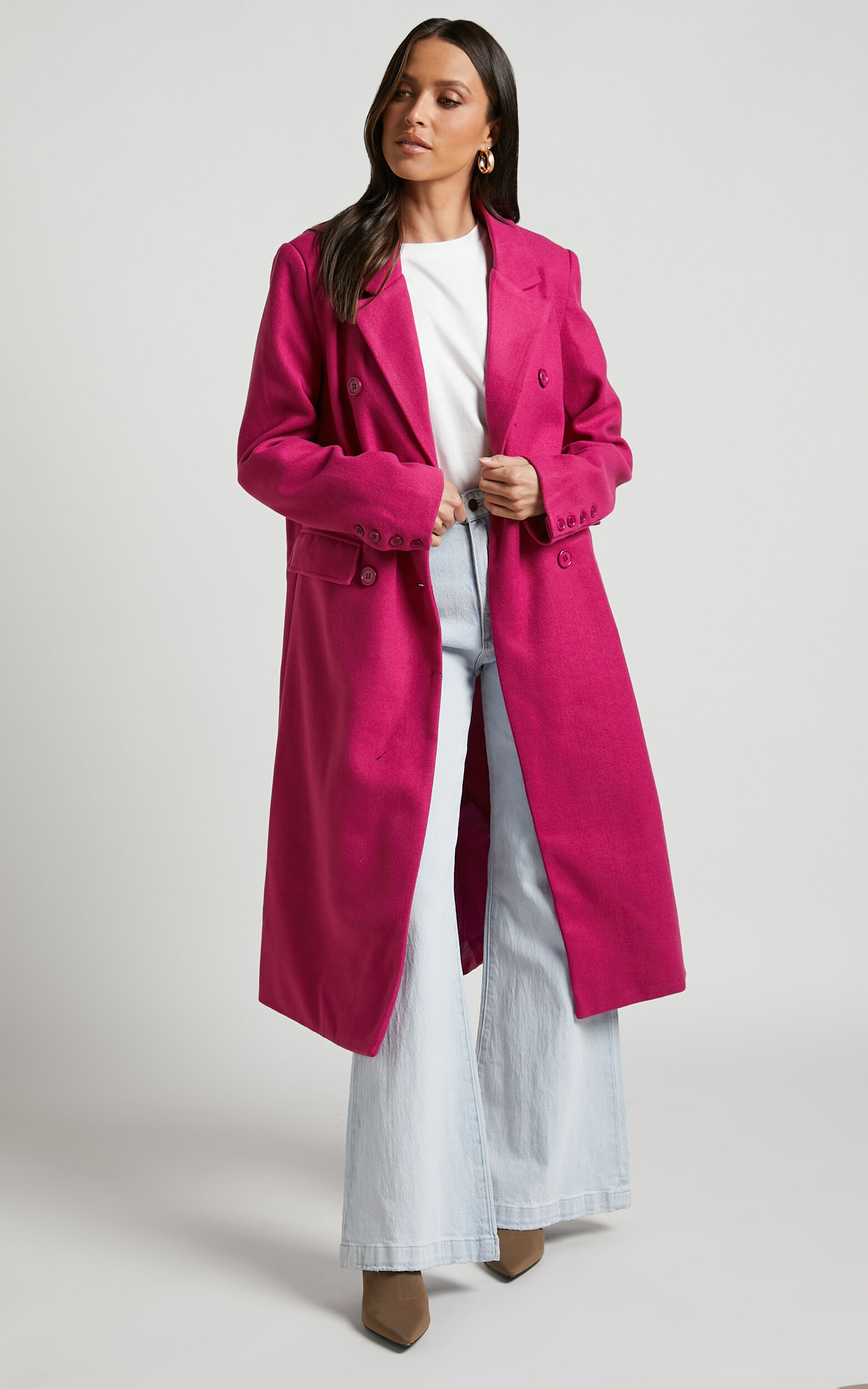 Very pink coat outlet