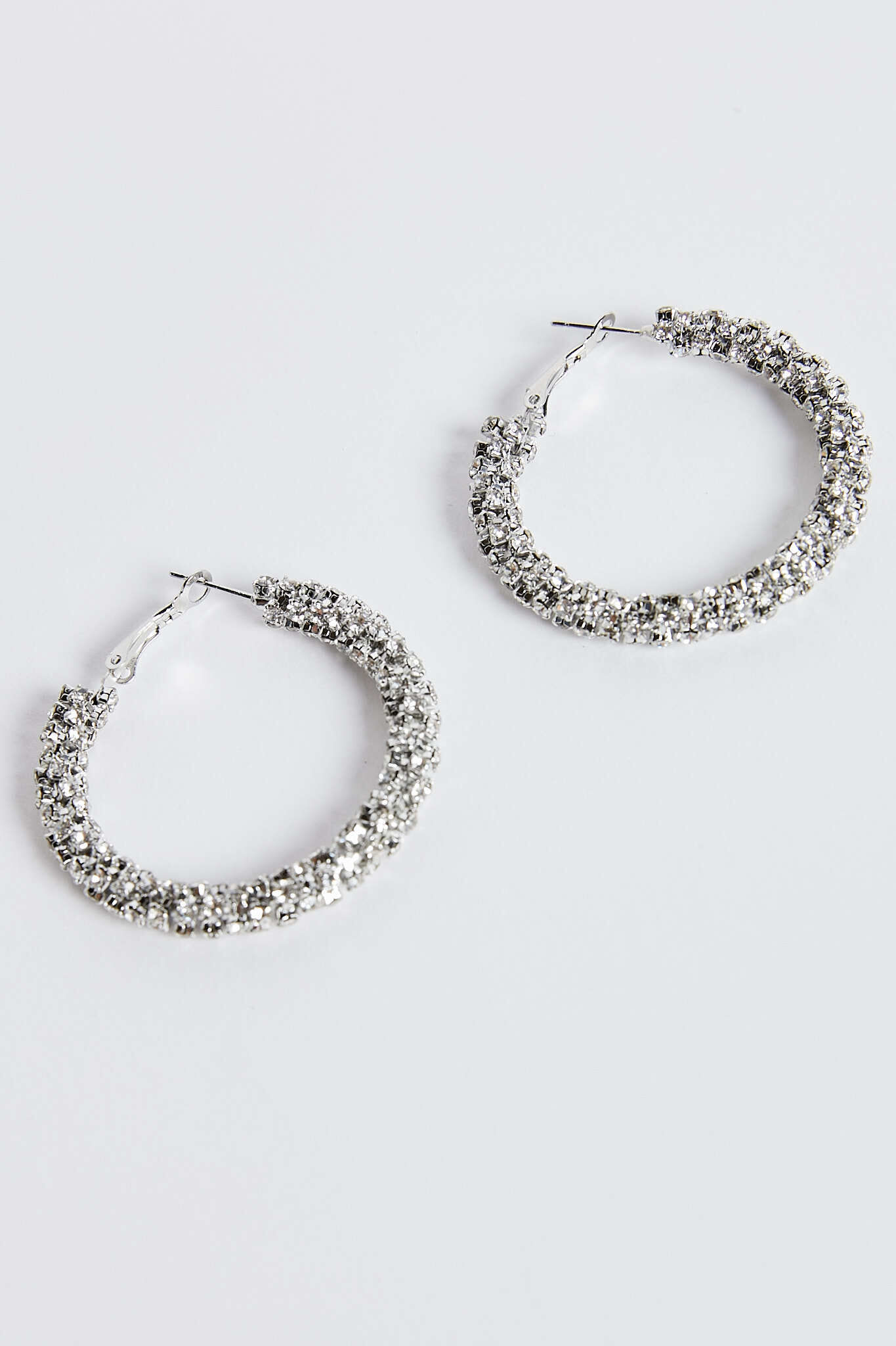 Diamante hoop earrings online