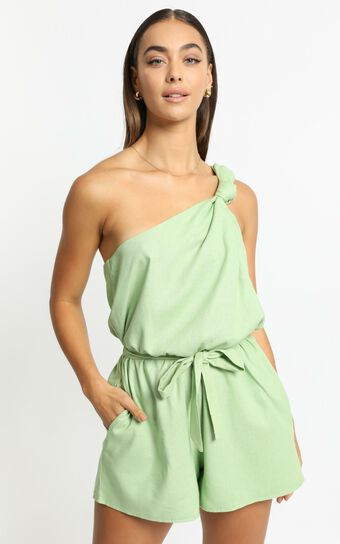 Armelle Playsuit in Green