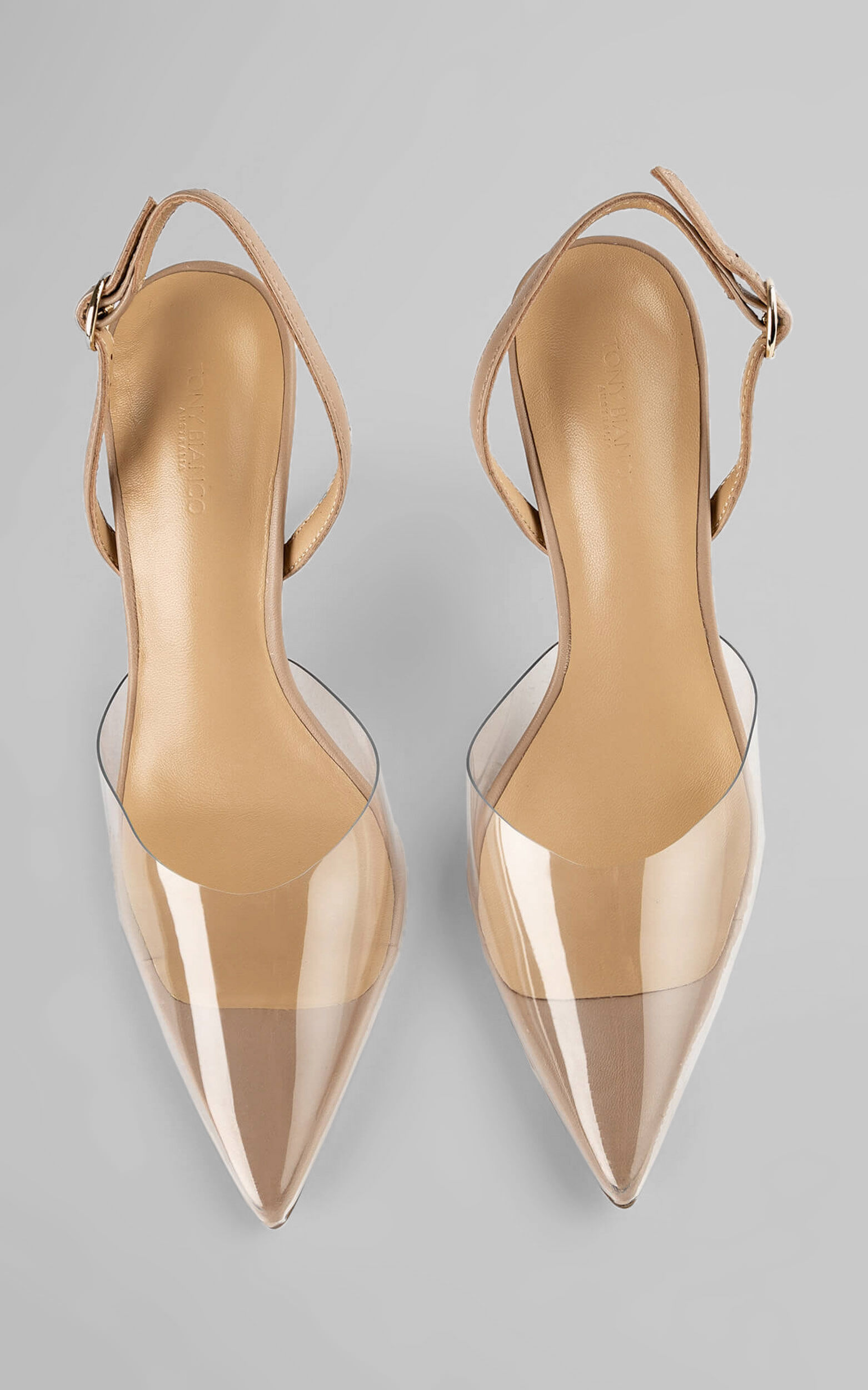 Tony bianco shop perspex heels