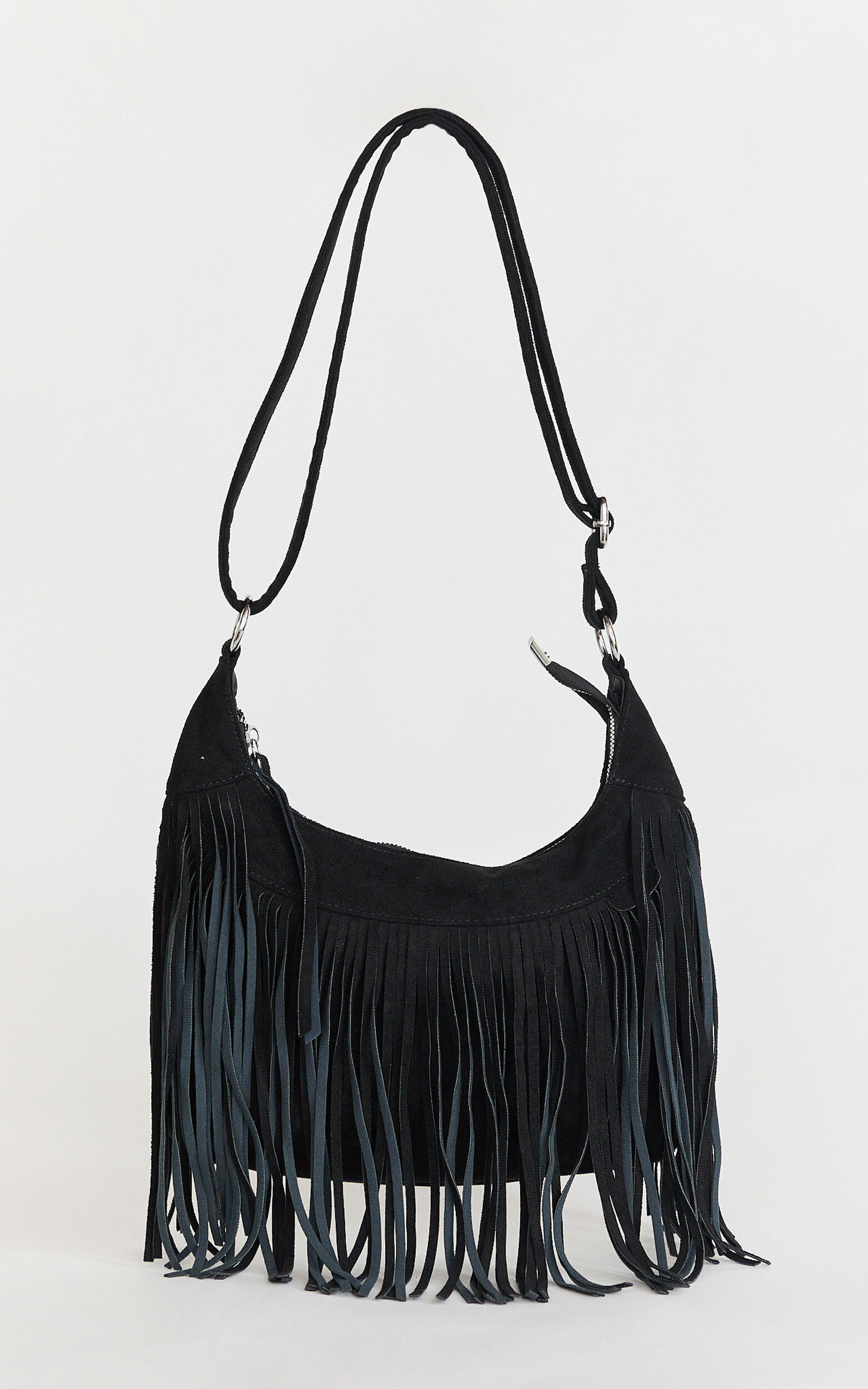 ★TOUT Y EST★ FRIDA STRING BAGBLACK AB2315BG013MBB By The Way Selleria Medium Cuoio Romano leather Black | Fendi