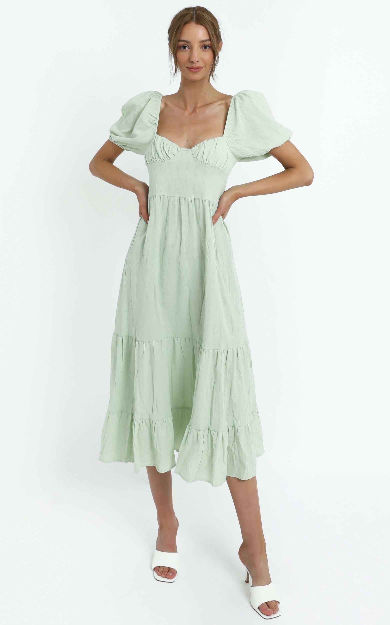 Preston tie sleeve dress sales