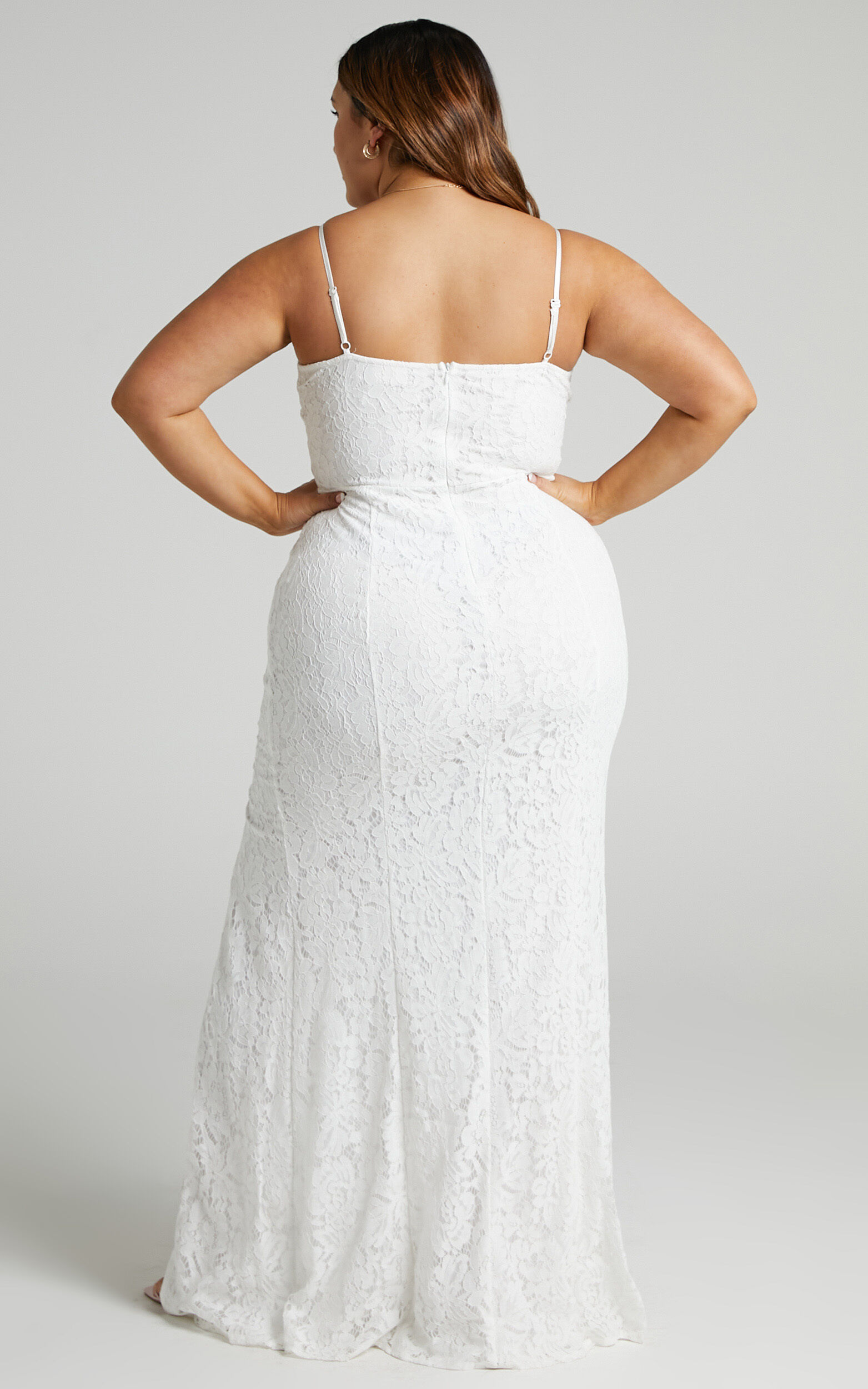 White lace dress size 18 clearance