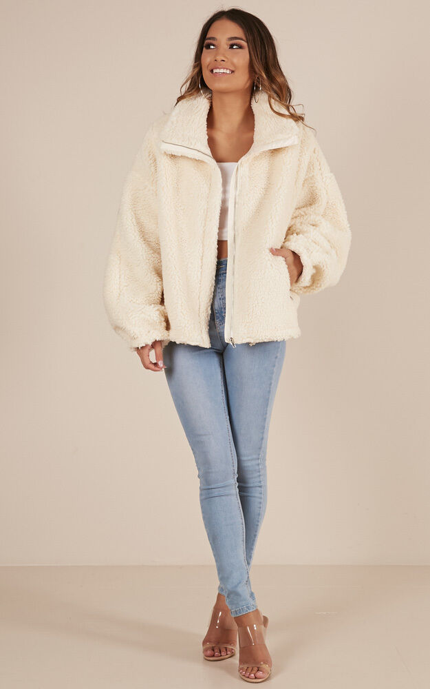 Showpo teddy clearance jacket
