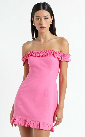 Days of Summer Dress in Hot Pink