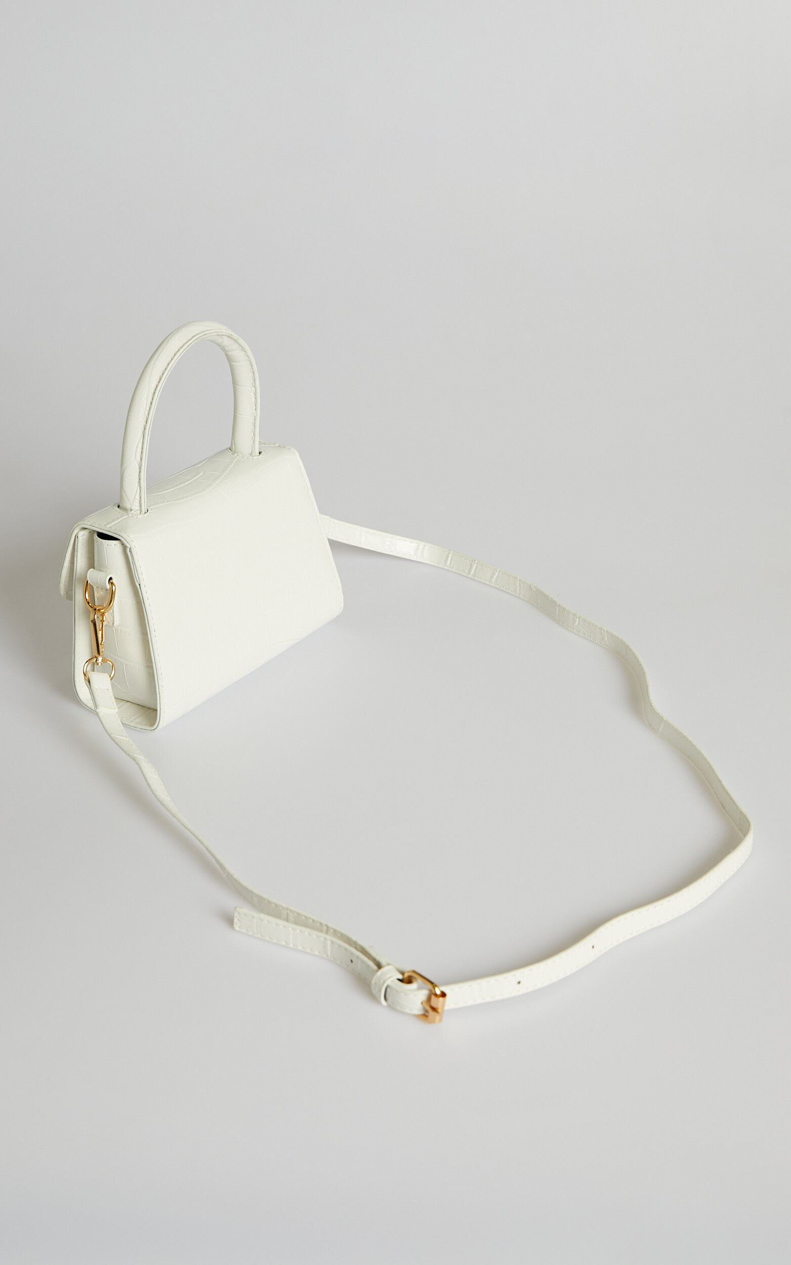 Mini white croc 2025 bag