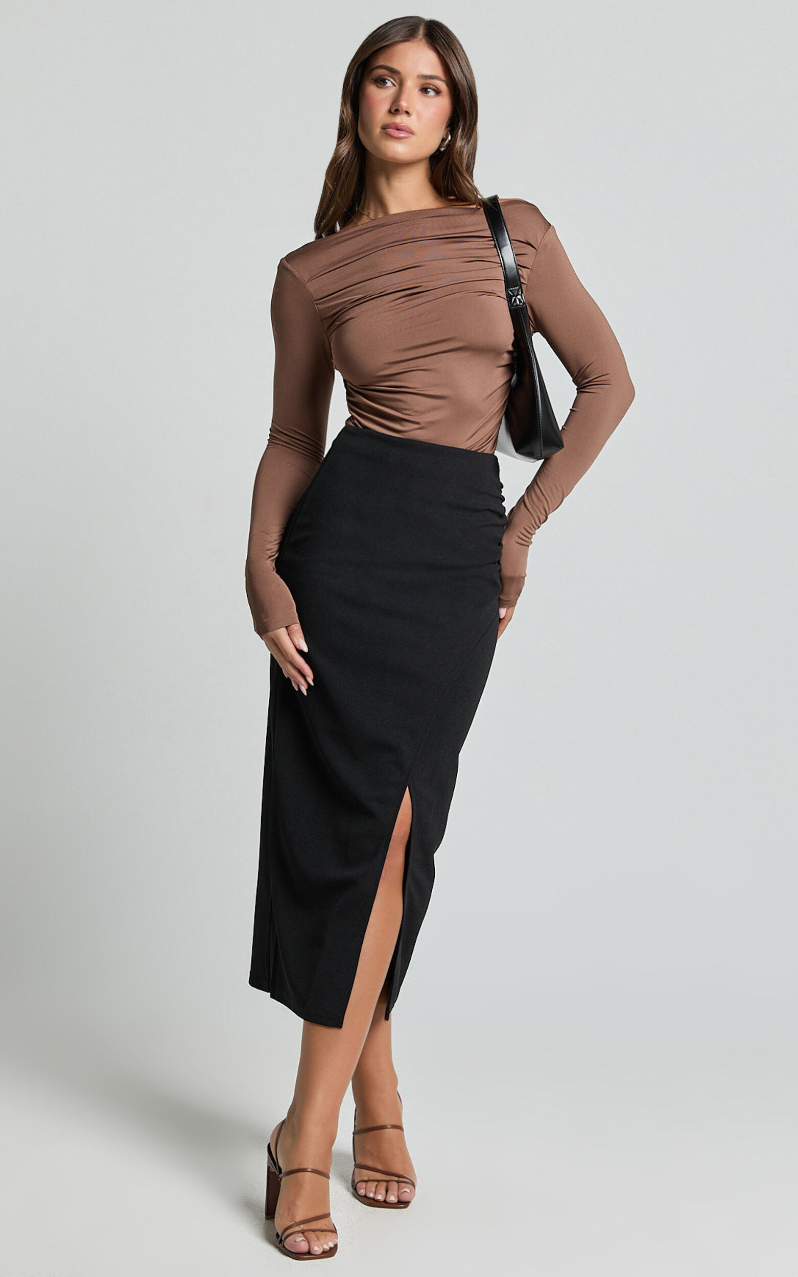 ★RE_L★ Heidi shirring skirt (black) TWEEN HEIDI SKORT – KatieJNYC