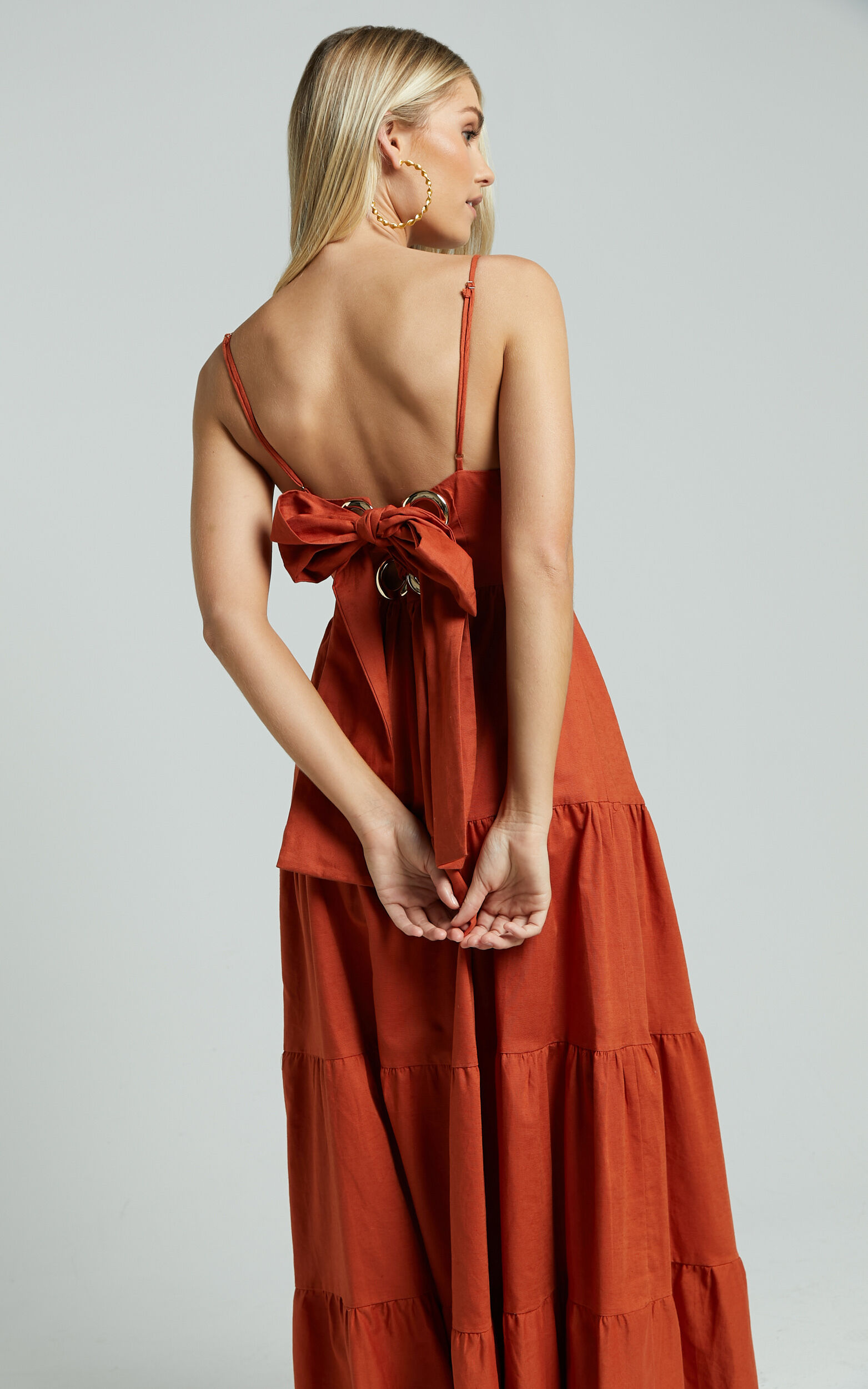 Burnt sienna bridesmaid dresses store