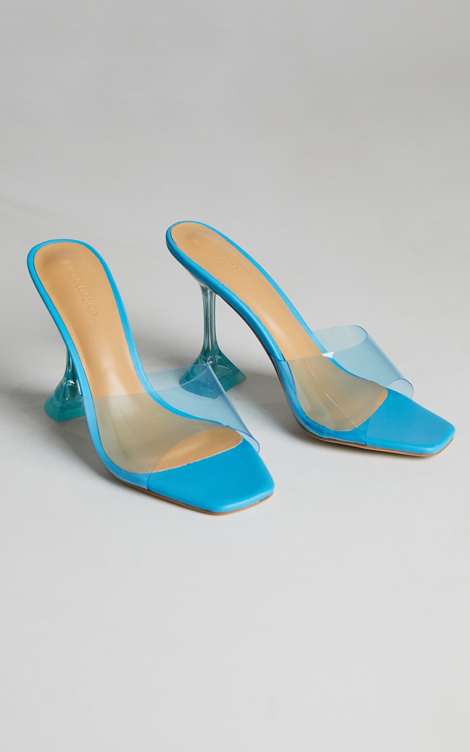 Tony bianco clear sandals sale