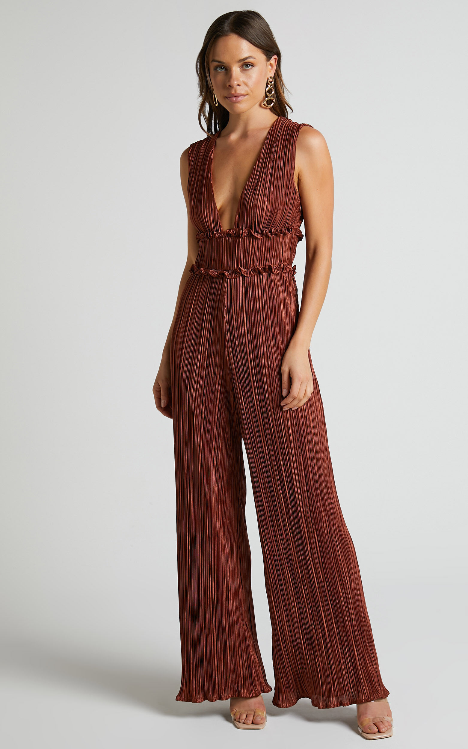 Minkpink lex velvet jumpsuit deals
