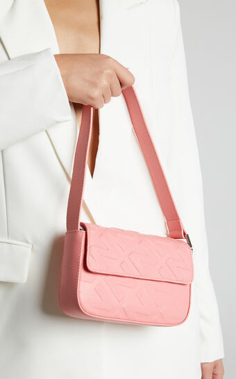 Nakedvice - The Jones Pink Bag in Pink / Silver