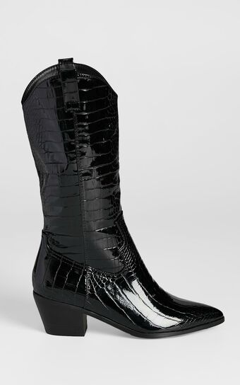 Billini - Havoc Boots in Black Croc