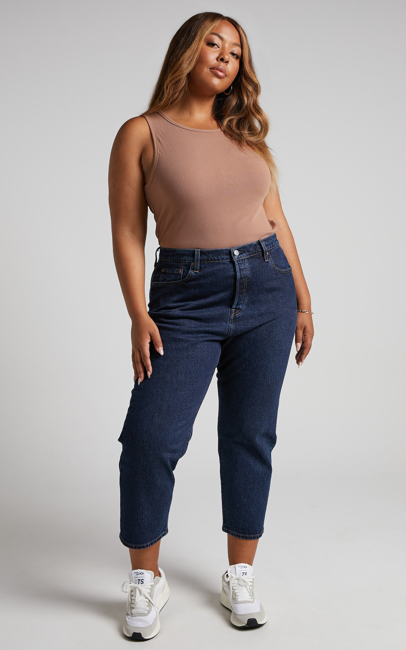 Levi s Curve 501 Crop Jean in Salsa Stonewash Showpo