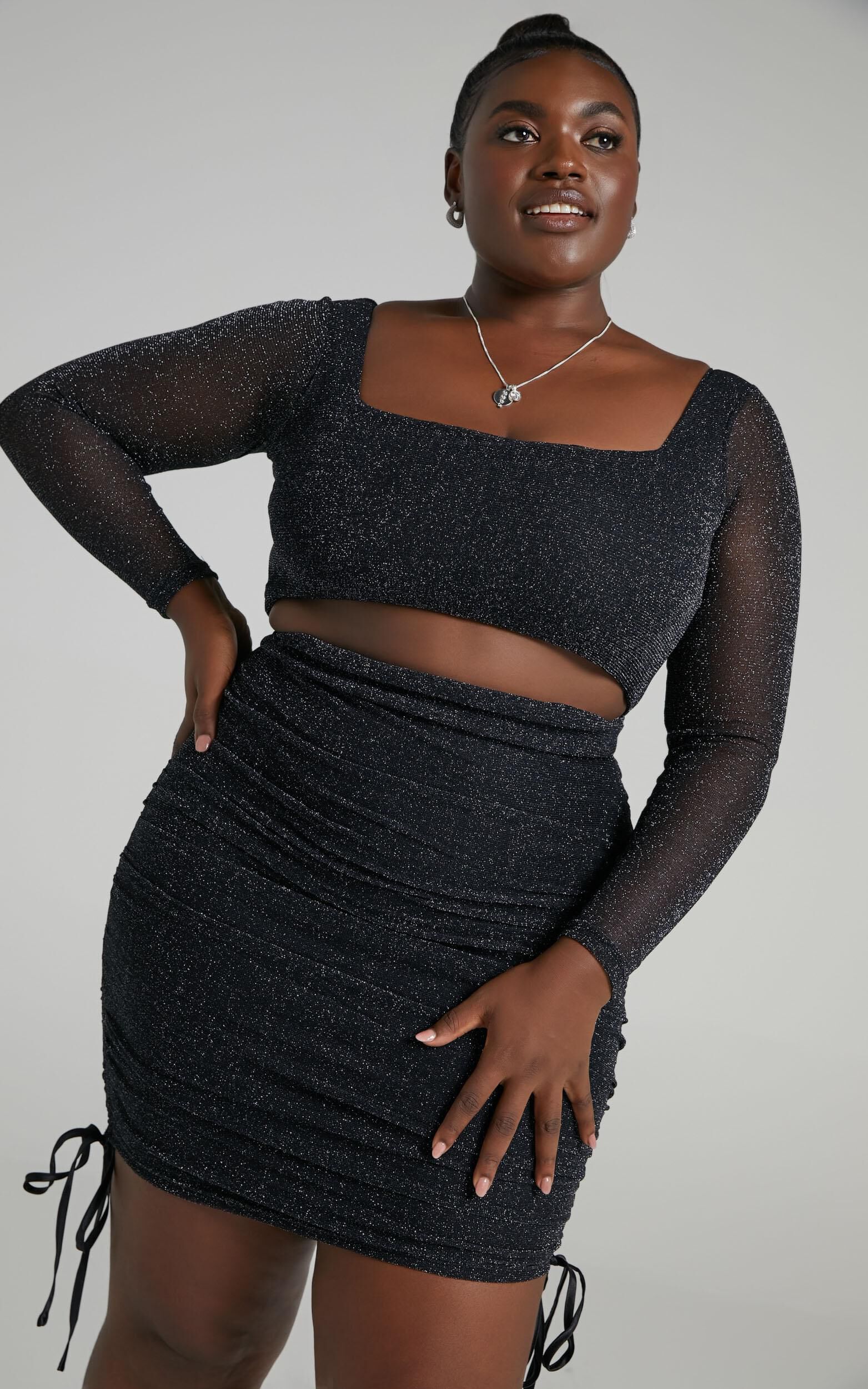Glitter two piece set cheap