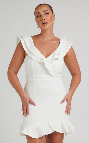 Alessandra Dress in White
