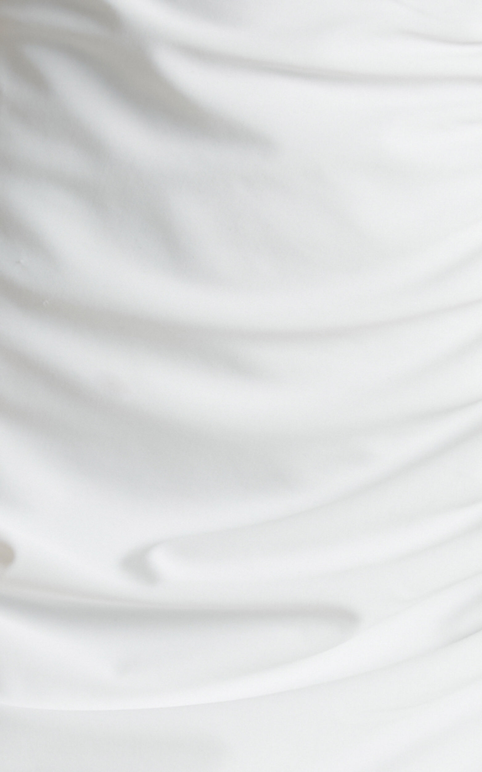 Alara Midi Dress - Cutout Ruched Dress in White | Showpo USA