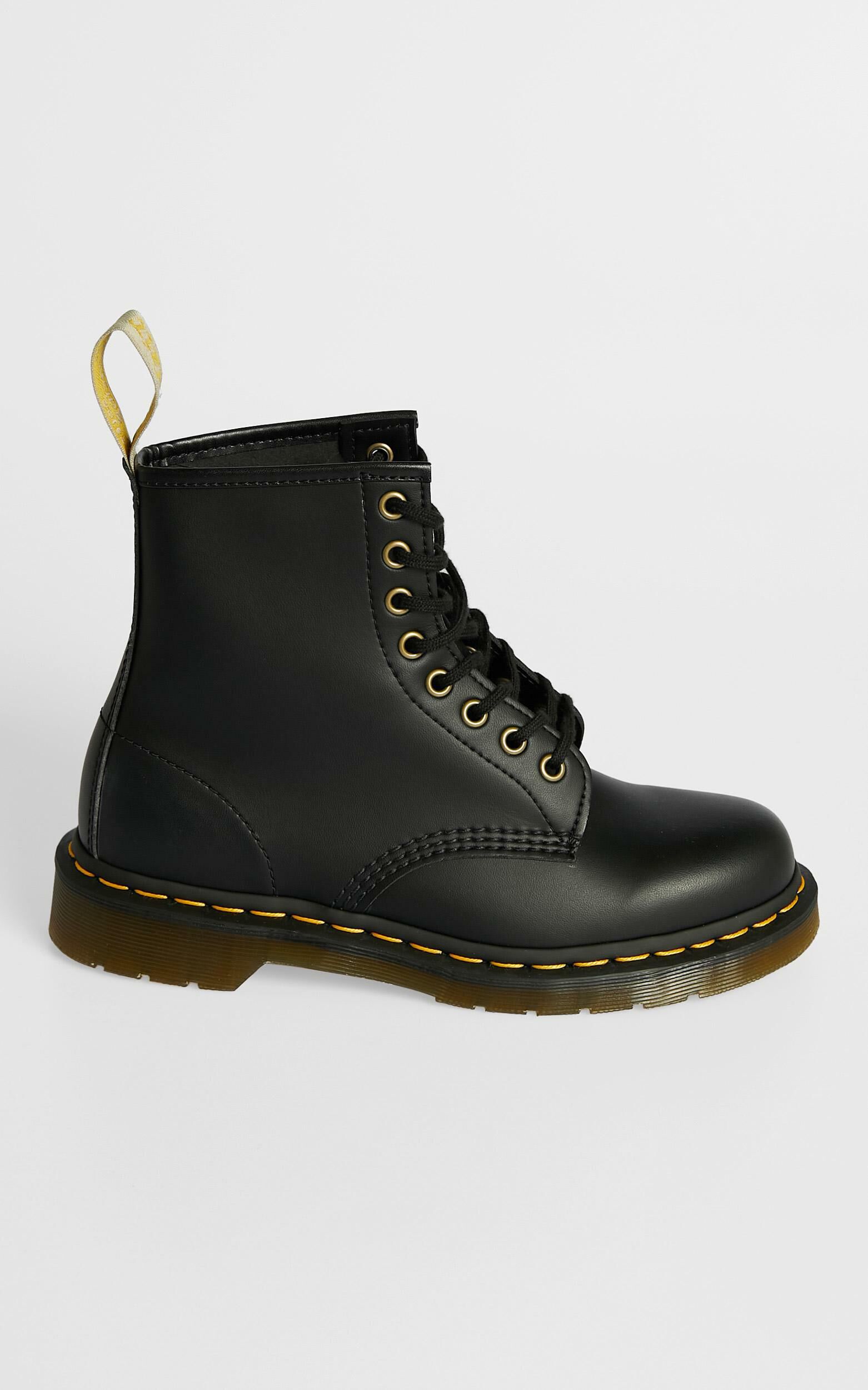 Dr. Martens 1460 Vegan 8 Eye Boot in Black Showpo NZ