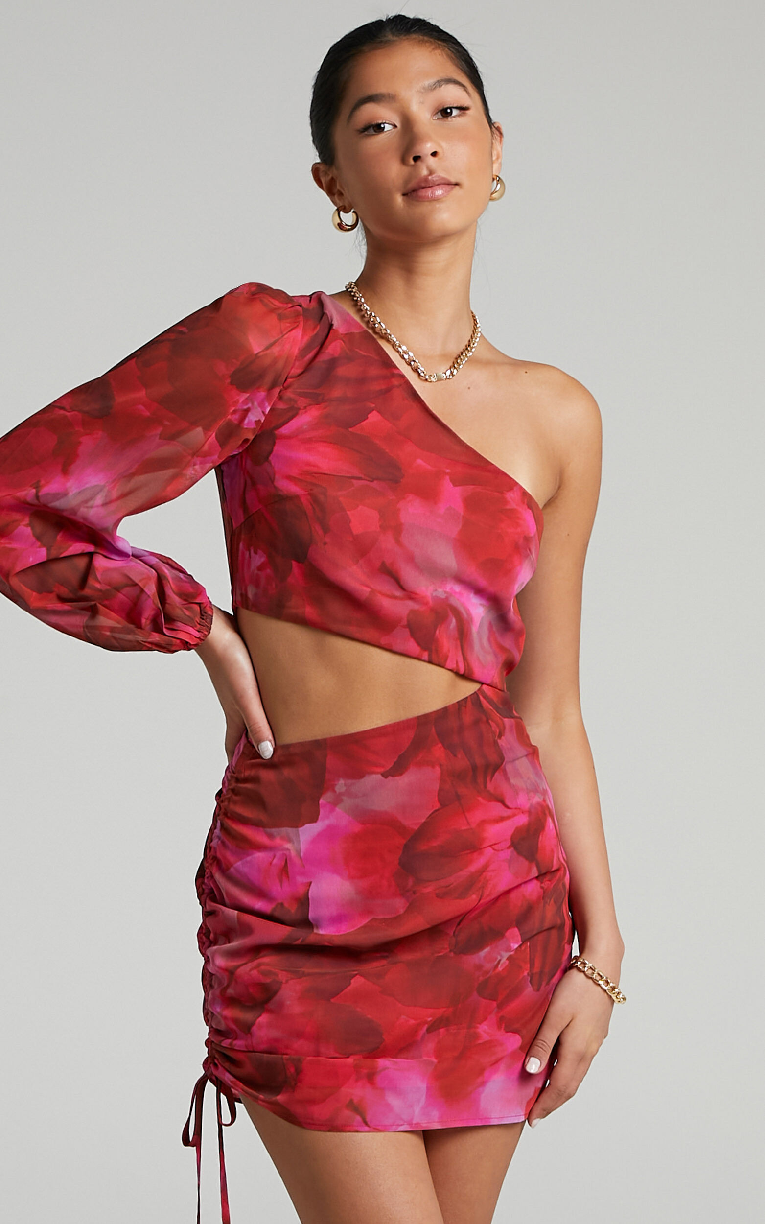 RUNAWAY THE LABEL - CALISTA MINI DRESS in Pink - XS, PNK2