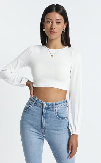 Erie Top In White