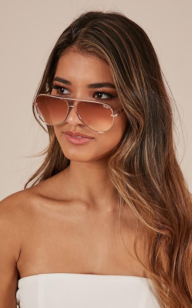 Quay australia rose gold sunglasses shop
