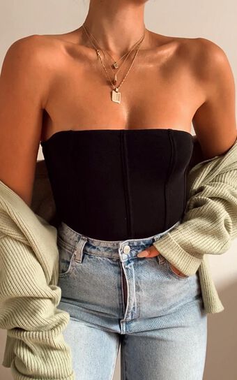 Chances Are High Bodysuit in Black