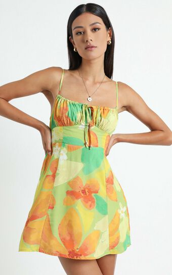 Barreta Dress in Tropical Floral